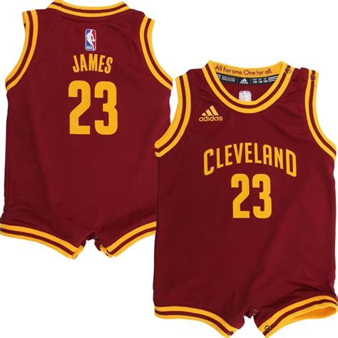 infant cleveland cavaliers lebron james adidas wine replica jersey romper|Official Kids Cleveland Cavaliers Gear, Youth Cavaliers Apparel .